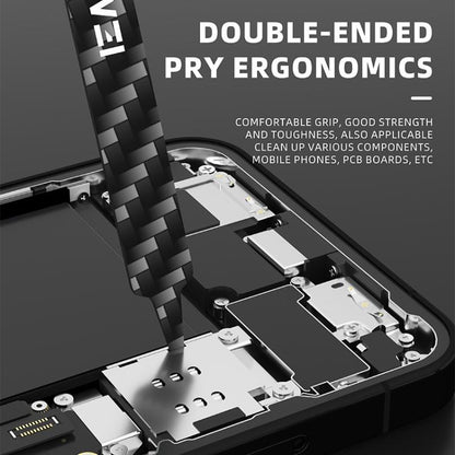 LUOWEI 3pcs /Set Carbon Fiber Plastic Pry Stick Anti-static Multi-purpose Disassembly Bar - Crowbar by LUOWEI | Online Shopping UK | buy2fix