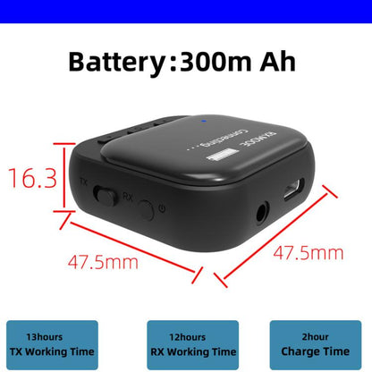 TR82 Bluetooth 5.2 Display Receiver Transmit And Receive 2 In 1 Adapter - Audio Receiver Transmitter by buy2fix | Online Shopping UK | buy2fix