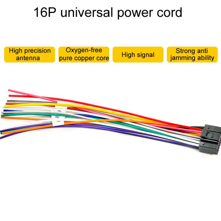 6pcs / Set Palminfo Android Navigation Cable 7-Heads Audio Cable 16 Pin Power Cord GPS Antenna 4 Pin 6 Pin USB Cable Rear View Line - DIY Cables by buy2fix | Online Shopping UK | buy2fix