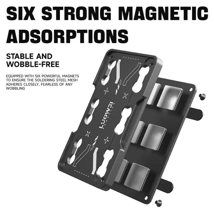 LUOWEI Base+Cushion Tinning Mesh CPU Chip Magnetic Table Tinning Silicone Pad - Working Mat by LUOWEI | Online Shopping UK | buy2fix