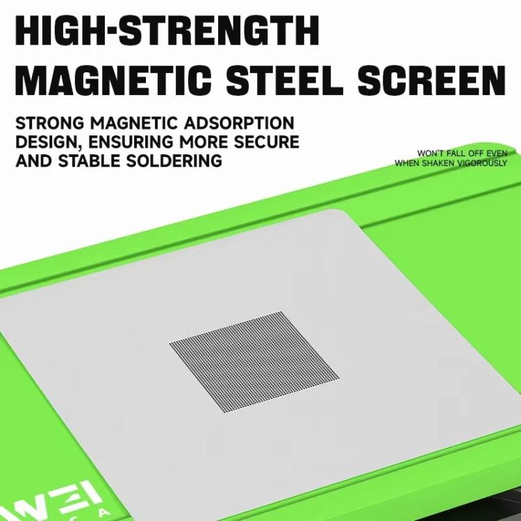 LUOWEI Base+Cushion Tinning Mesh CPU Chip Magnetic Table Tinning Silicone Pad - Working Mat by LUOWEI | Online Shopping UK | buy2fix