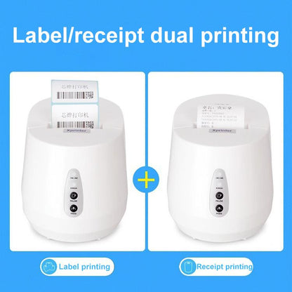 Xprinter XP-237B Barcode QR Code Supermarket Receipt Label Thermal Printer, Spec: USB(UK Plug) - Receipt Printers by Xprinter | Online Shopping UK | buy2fix