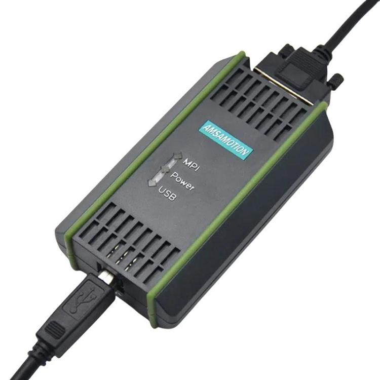 AMSAMOTION USB-MPI Programming Cable For Siemens S7-200/300/400PLC / 6ES7972-0CB20-0XA0 2.5m - Others by AMSAMOTION | Online Shopping UK | buy2fix