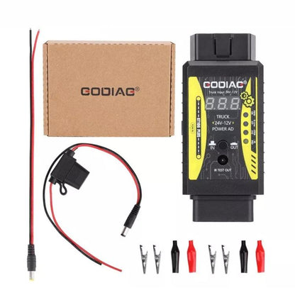 GODIAG GT106 PLUS 24V to 12V Heavy Duty Truck Adapter - Cables & Connectors by GODIAG | Online Shopping UK | buy2fix