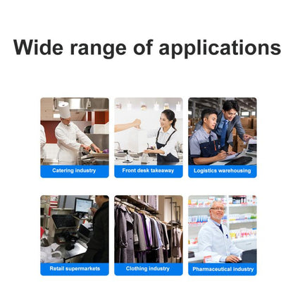 Xprinter XP-80T 80mm QR Code Supermarket Receipt Label Thermal Printer, Spec: USB(US Plug) - Receipt Printers by Xprinter | Online Shopping UK | buy2fix