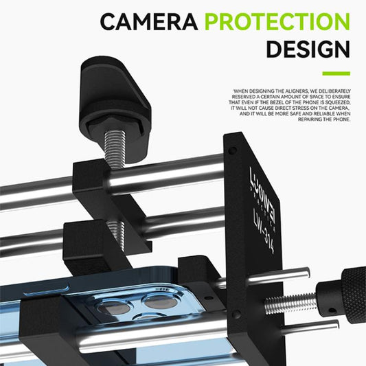 LUOWEI LW-314 Aluminum Alloy Center Frame Corrector Cell Phone Center Frame Deformation Bending Repair Tool - Repair Fixture by LUOWEI | Online Shopping UK | buy2fix