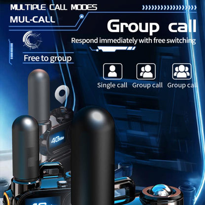 Scienda G388 Global-PTT 4G Two-way Wireless Walkie-talkie Portable Remote Communicator(Bronze) - Handheld Walkie Talkie by Scienda | Online Shopping UK | buy2fix