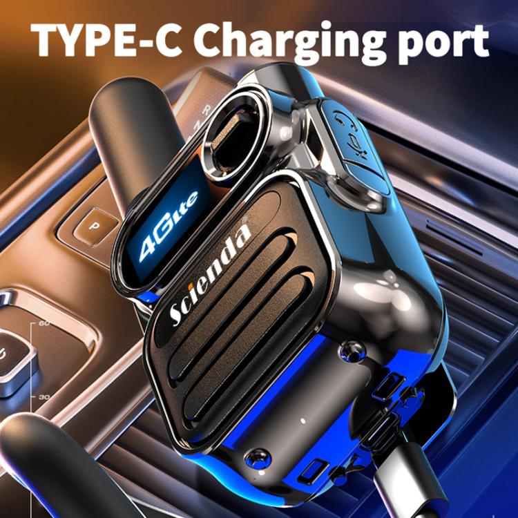 Scienda G388 Global-PTT 4G Two-way Wireless Walkie-talkie Portable Remote Communicator(Bronze) - Handheld Walkie Talkie by Scienda | Online Shopping UK | buy2fix