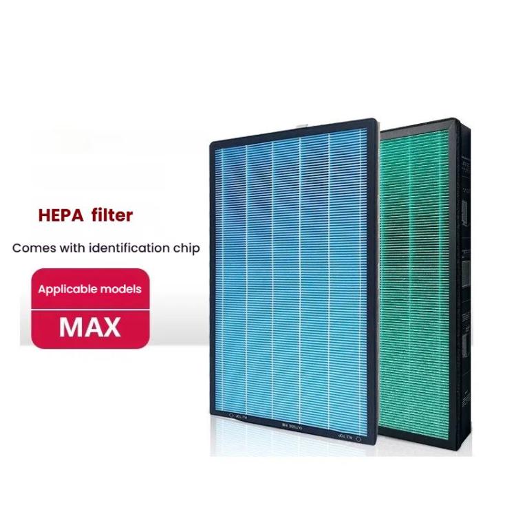 For Xiaomi Air Purifier Max 2pcs Filter HEPA Activated Carbon Purification Filter Element(Green) - Air Purifiers Parts by buy2fix | Online Shopping UK | buy2fix