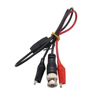 BNC Male To 2 Crocodile Clip Oscilloscope Probe Cable Q9 Signal Test Cable, Length: 0.5m - Other Tester Tool by buy2fix | Online Shopping UK | buy2fix