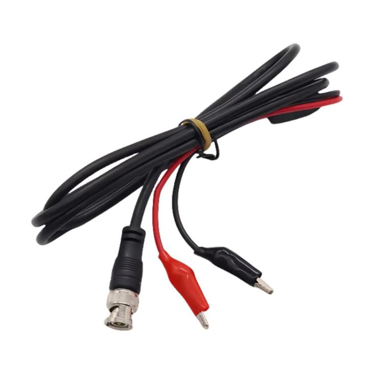 BNC Male To 2 Crocodile Clip Oscilloscope Probe Cable Q9 Signal Test Cable, Length: 1.5m - Other Tester Tool by buy2fix | Online Shopping UK | buy2fix