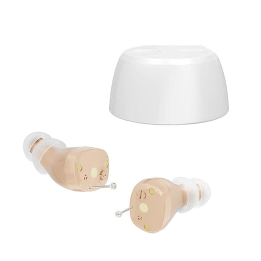 Portable Mini CIC Hearing Aid Invisible Rechargeable Sound Amplifier Collector(Skin Color Pairing) - Hearing Aids by buy2fix | Online Shopping UK | buy2fix