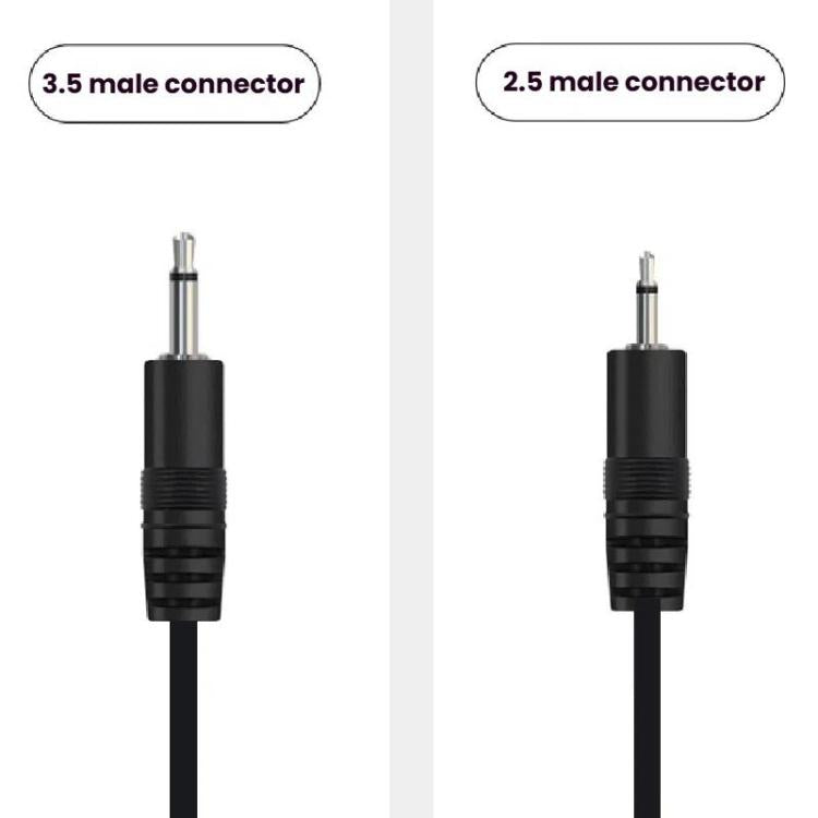 3.5mm Female Mono Cable 2Pin AUX Single Head Cable Speaker Audio Power Cord Audio Cord, Length: 25cm - Aux Cable by buy2fix | Online Shopping UK | buy2fix