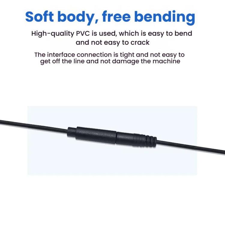 2.5mm Male Mono Cable 2Pin AUX Single Head Cable Speaker Audio Power Cord Audio Cord, Length: 25cm - Aux Cable by buy2fix | Online Shopping UK | buy2fix
