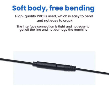 3.5mm Female Mono Cable 2Pin AUX Single Head Cable Speaker Audio Power Cord Audio Cord, Length: 25cm - Aux Cable by buy2fix | Online Shopping UK | buy2fix