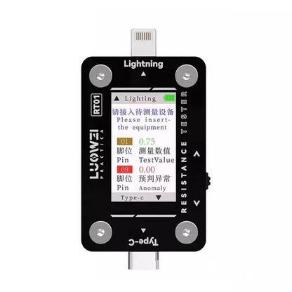 LUOWEI RT01 Type-C To 8 Pin Detachable Cell Phone Rear Plug Auto Tester - Test Tools by LUOWEI | Online Shopping UK | buy2fix