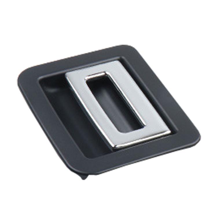 For 2010-2016 Porsche Cayenne / Paramera Car Boot Carpet Buckle Trunk Puller 95855111500, Style: Metal Model Black - Door Handles by buy2fix | Online Shopping UK | buy2fix