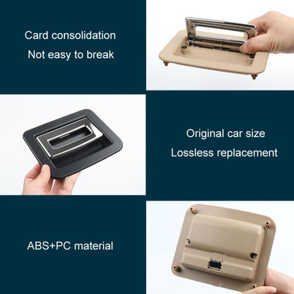 For 2010-2016 Porsche Cayenne / Paramera Car Boot Carpet Buckle Trunk Puller 95855111500, Style: Metal Model Black - Door Handles by buy2fix | Online Shopping UK | buy2fix