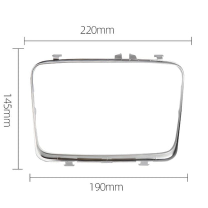 For Mercedes-Benz E-Class W213 Car Cup Holder Ashtray Cover Decorative Strips 2136830500(Silver) - Car Drink Holders by buy2fix | Online Shopping UK | buy2fix