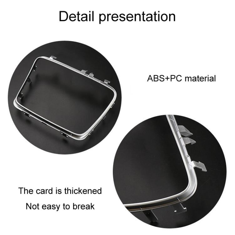 For Mercedes-Benz E-Class W213 Car Cup Holder Ashtray Cover Decorative Strips 2136830500(Silver) - Car Drink Holders by buy2fix | Online Shopping UK | buy2fix