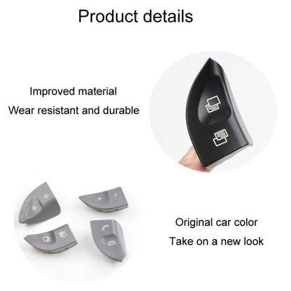 For Mercedes-Benz S-Class / CL-Class Car Steering Wheel Multi-Function Button Buttons 2208210679(Black) - Steering Wheel Accessories by buy2fix | Online Shopping UK | buy2fix