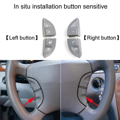 For Mercedes-Benz S-Class / CL-Class Car Steering Wheel Multi-Function Button Buttons 2208210679(Black) - Steering Wheel Accessories by buy2fix | Online Shopping UK | buy2fix