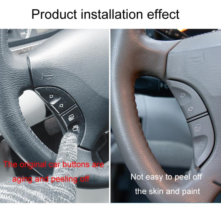 For Mercedes-Benz S-Class / CL-Class Car Steering Wheel Multi-Function Button Buttons 2208210679(Stone) - Steering Wheel Accessories by buy2fix | Online Shopping UK | buy2fix