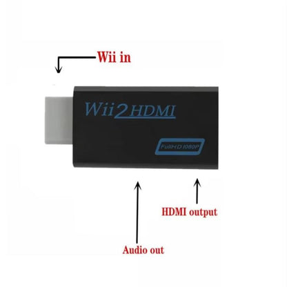 WII 2 To HDMI HD Converter(White) - Adapter by buy2fix | Online Shopping UK | buy2fix