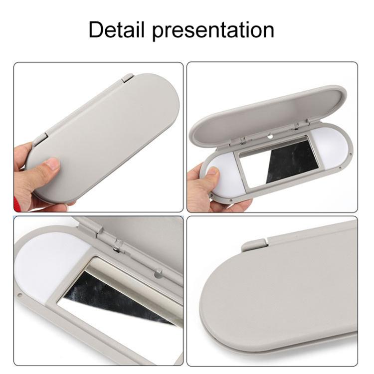 For 2015-2022 BMW Mini F55 / F56 / F60 Car Front Sun Visor Makeup Mirror 51167366950 51167342194(Black) - Interior Mirrors by buy2fix | Online Shopping UK | buy2fix