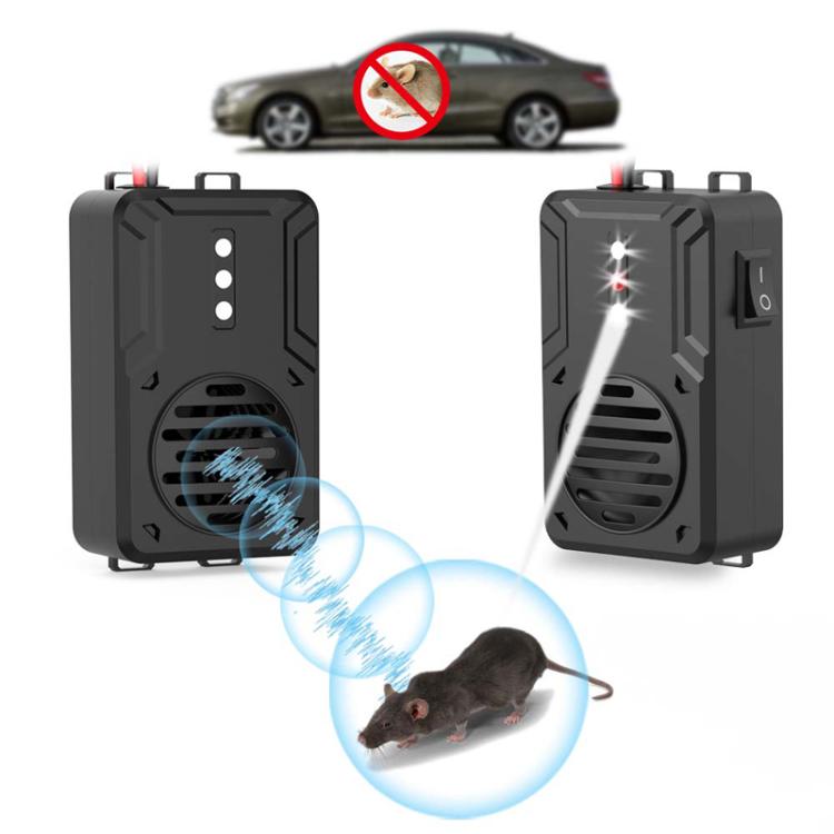 Ultrasonic Car Mouse Repeller Vehicle Rat Repeller(Black) - Others by buy2fix | Online Shopping UK | buy2fix