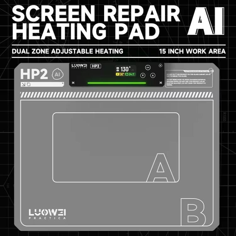 LUOWEI HP2 Screen Heating Table Constant Temperature Screen Removal Treasure Phone Tablet Screen Changing Removal Heating Separation US Plug - Repair Platform by LUOWEI | Online Shopping UK | buy2fix