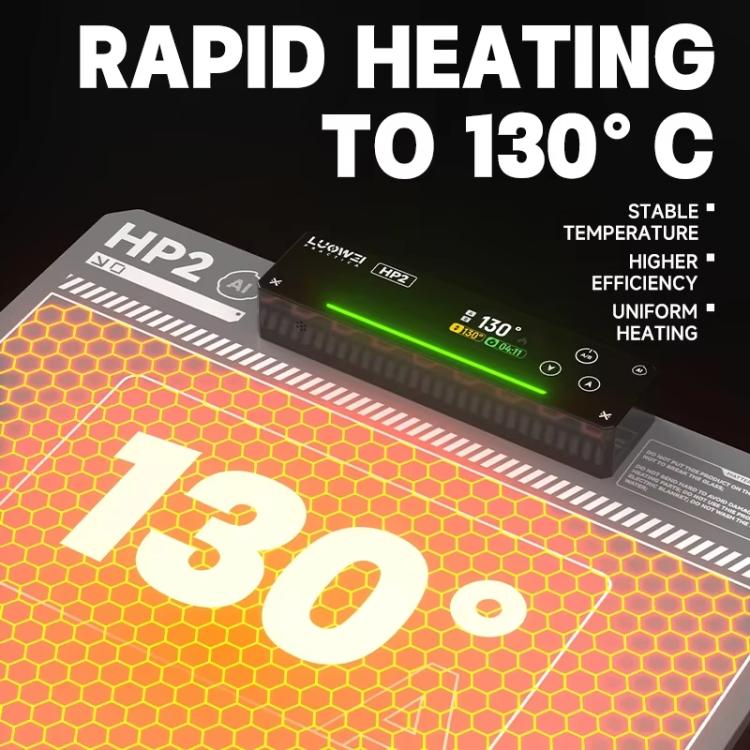 LUOWEI HP2 Screen Heating Table Constant Temperature Screen Removal Treasure Phone Tablet Screen Changing Removal Heating Separation US Plug - Repair Platform by LUOWEI | Online Shopping UK | buy2fix