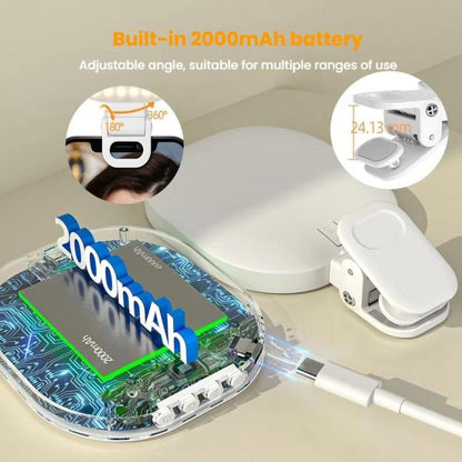 Smartphone Fill Light Selfie Live Streaming Computer Laptop Photography Light LED Video Conference Fill Lamp(White) - Selfie Light by buy2fix | Online Shopping UK | buy2fix