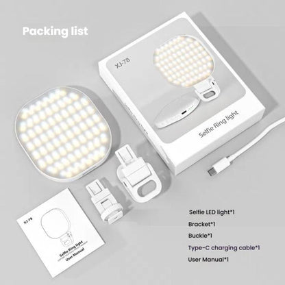 Smartphone Fill Light Selfie Live Streaming Computer Laptop Photography Light LED Video Conference Fill Lamp(White) - Selfie Light by buy2fix | Online Shopping UK | buy2fix