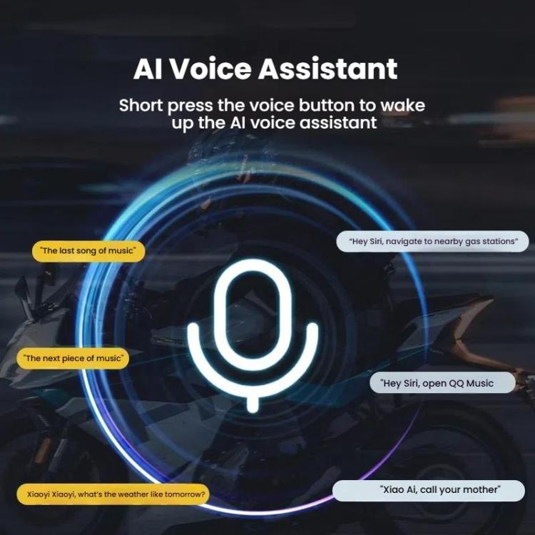 Kuqibao K23S Helmet Bluetooth Earphones 1000m Motorcycle Bluetooth-compatible 2 Person Intercom With Light Waterproof Headset(Soft Wheat) - Motorcycle Walkie Talkie by Kuqibao | Online Shopping UK | buy2fix