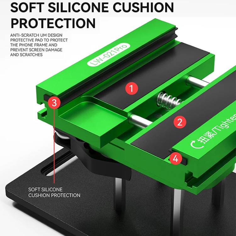 LUOWEI LW-021Pro Cell Phone Back Cover Removal and Screen Replacement 2 In 1 Rotary Jig - Repair Fixture by LUOWEI | Online Shopping UK | buy2fix