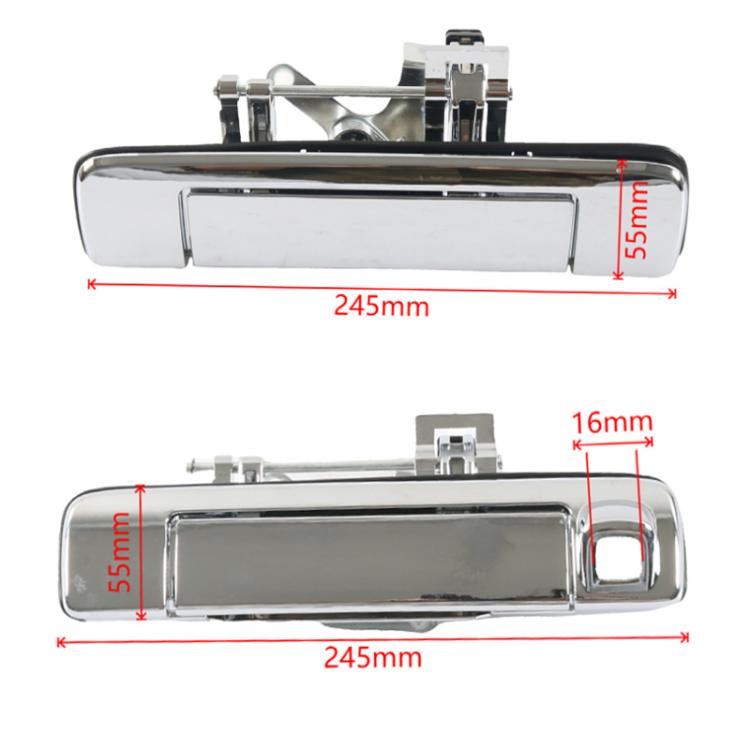 For Isuzu D-MAX Electroplated Car Tailgate Handle, OE: With Camera Hole 8-98202618-1 - Door Handles by buy2fix | Online Shopping UK | buy2fix