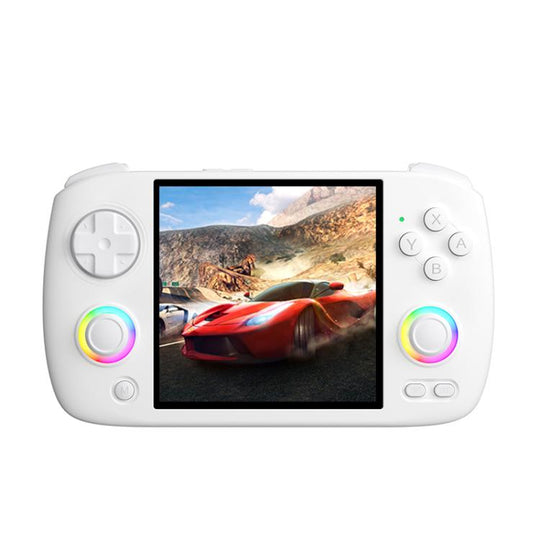 ANBERNIC RG CubeXX 3.95-Inch IPS Screen Handheld Game Console Supports WiFi Bluetooth, Linux 64-Bit  32G+64G(White)
