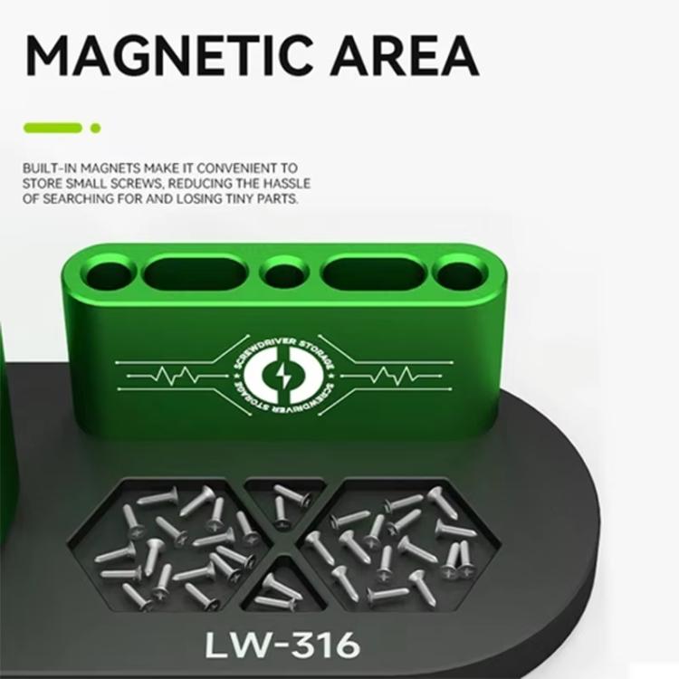 LUOWEI LW-316 Cell Phone Repair Tool Organizer Rotary Screwdriver Holder - Tool Boxes & Bags by LUOWEI | Online Shopping UK | buy2fix