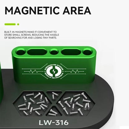 LUOWEI LW-316 Cell Phone Repair Tool Organizer Rotary Screwdriver Holder - Tool Boxes & Bags by LUOWEI | Online Shopping UK | buy2fix