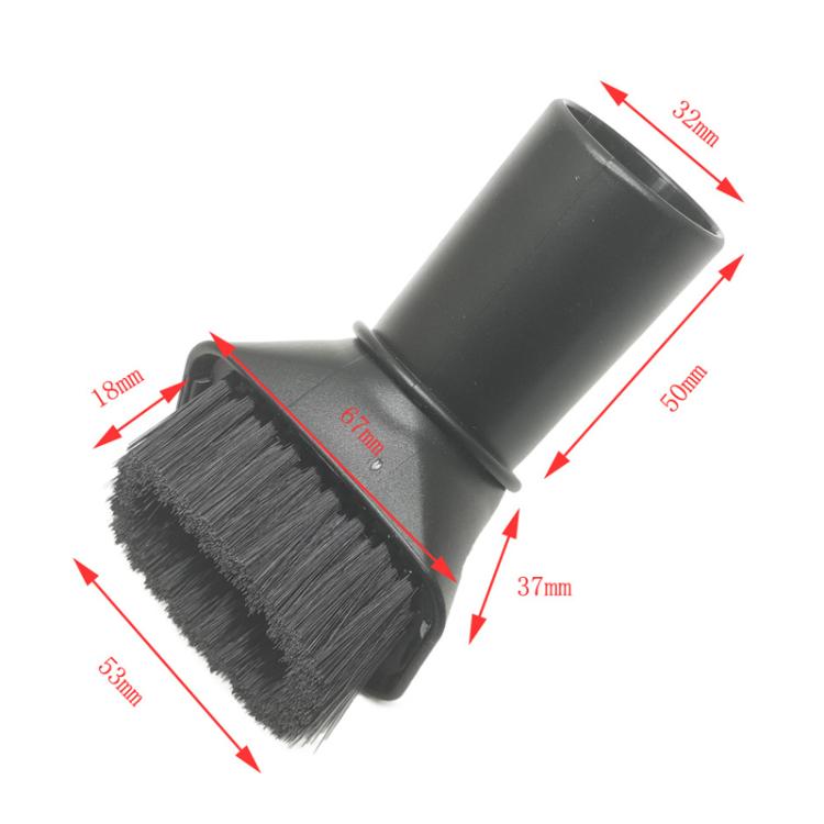For Karcher / Miele / Bosch / Philips Vacuum Cleaner 32mm Soft Brush Nozzle 2.863-221.0, Style: Black+White - For Miele Accessories by buy2fix | Online Shopping UK | buy2fix