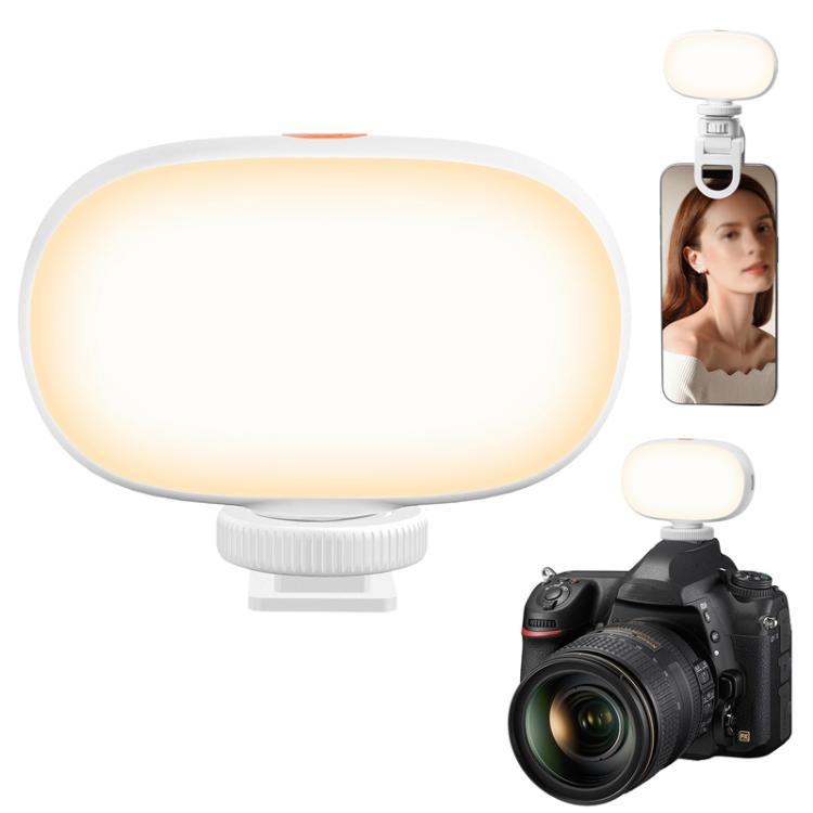 Camera Mini Fill Light LED Cell Phone Soft Light Video Conference Photography Lamp Handheld Selfie Lamp(White) - Selfie Light by buy2fix | Online Shopping UK | buy2fix