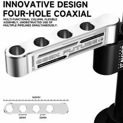 LUOWEI GK01 Short Arm 32mm Microscope Swing Arm Metal Universal Lifting and Stacking 360 Degree Single Arm Fixed Repair and Inspection Stand - Microscope Magnifier Series by LUOWEI | Online Shopping UK | buy2fix