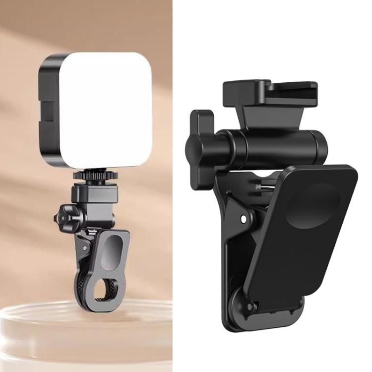 LED Selfie Fill Light Clamp Cell Phone Pocket Fill Light Cold Boot Clip Laptop Tablet External Fixed Holder(White) - Stand by buy2fix | Online Shopping UK | buy2fix