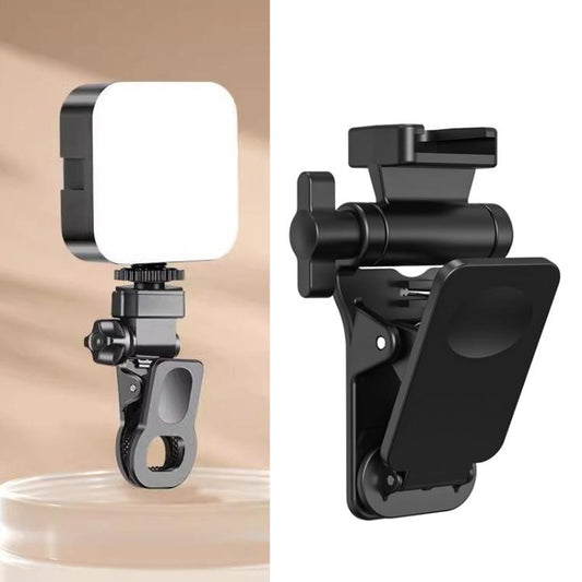 LED Selfie Fill Light Clamp Cell Phone Pocket Fill Light Cold Boot Clip Laptop Tablet External Fixed Holder(White) - Stand by buy2fix | Online Shopping UK | buy2fix
