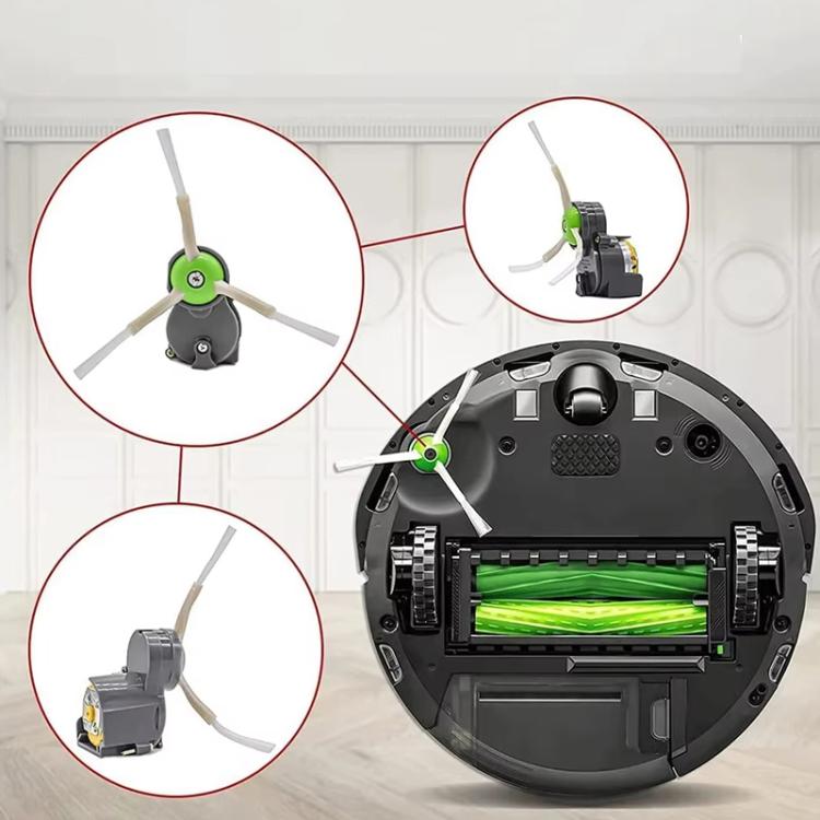 For iRobot Roomba 500 / 600 / 700 Series Side Brush Motor Vacuum Cleaner Replacement Parts(Gray Green) - For iRobot Accessories by buy2fix | Online Shopping UK | buy2fix