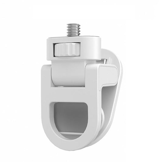 1/4 Screw Universal Fill Light Cell Phone Clip GoPro Video Conference Laptop PC External Clip(Small Flat-White) - Stand by buy2fix | Online Shopping UK | buy2fix