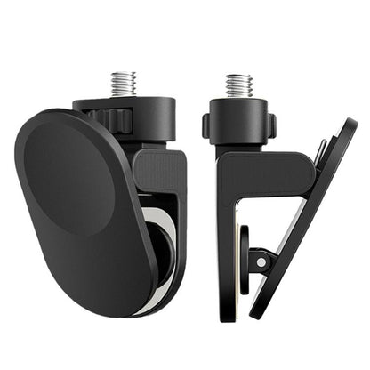 1/4 Screw Universal Fill Light Cell Phone Clip GoPro Video Conference Laptop PC External Clip(Small Flat-White) - Stand by buy2fix | Online Shopping UK | buy2fix