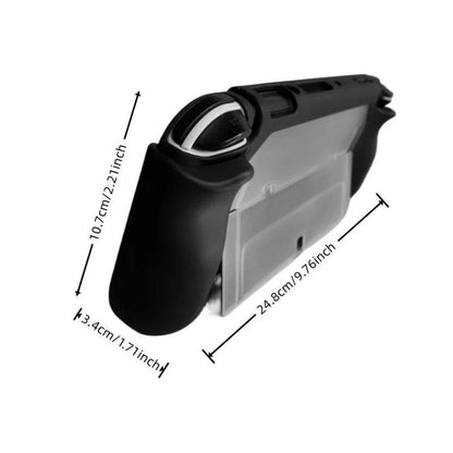 For Nintendo Switch OLED / Joy-Con 2 In 1 Protective Case TPU Cover Support(Translucent) - Cases by buy2fix | Online Shopping UK | buy2fix