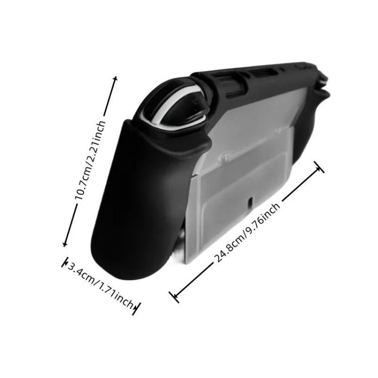 For Nintendo Switch OLED / Joy-Con 2 In 1 Protective Case TPU Cover Support(Black) - Cases by buy2fix | Online Shopping UK | buy2fix